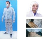Combinaison jetable - Polypropylène non tissé - Capuche  - XL