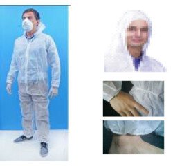 Combinaison jetable - Polypropylène non tissé - Capuche  - XL