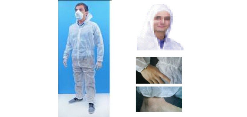 Combinaison jetable - Polypropylène non tissé - Capuche  - XL