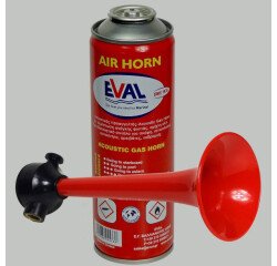 Corne de brume à Gaz - Efficacité sonore 120 dB - Cartouche 300 ml