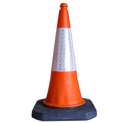 Cône de signalisation Lesté STARLUX - Réfléchissant - Classe 2  - 1000 mm