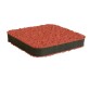 Dalle anti-vibration - Charge Modérée - Environnement Sec - 80 x 80 mm - SBR/NR