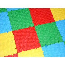 Dalles de sol - Sécurité enfant sans collage - Élastomère