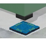 Dalle anti-vibration pour charge lourde - 50 x 50 cm