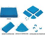 Dalle antidérapante élastomère – Revêtement sol – 250 x 250 x 4 cm