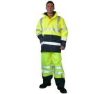 Veste/Pantalon haute visibilité – Jaune/Marine – Tenue sécurité