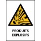 Panneau danger - Produits Explosifs - W002 - Norme ISO 7010