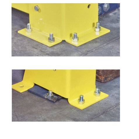 Fixations protège-racks - Chevilles 10x90 mm - Lot de 10