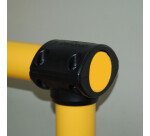 Fixations arceau - Capot finition raccord tube - H 152 mm