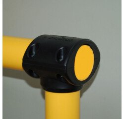 Fixations arceau - Capot finition raccord tube - H 152 mm