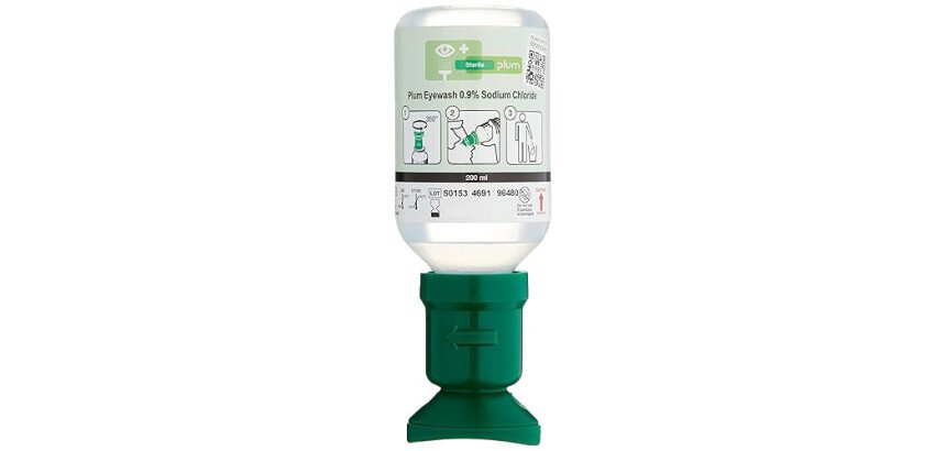 Flacon lave-oeil - Solution Saline pour Douche Oculaire - PLUM  - 0 -