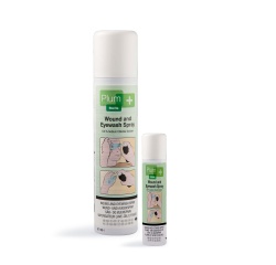 Lave-oeil et nettoyant plaies PLUM - Spray 0,9% chlorure de sodium   - 0 -