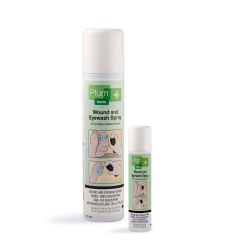 Lave-oeil et nettoyant plaies PLUM - Spray 0,9% chlorure de sodium