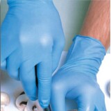 Gants de protection souples - Nitrile non poudré - Boite de 100 ex