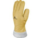 Gants de protection thermique EPI - Cuir bovin fourré polyester  - Taille 8