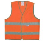 Gilet de sécurité ECO+ orange fluo bandes réfléchissantes  - L