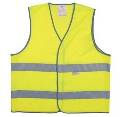 Gilet de sécurité ECO+ jaune fluo EN ISO 20471 classe 2  - M