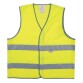 Gilet sécurité - Jaune fluo 2 bandes rétroréfléchissantes  - M