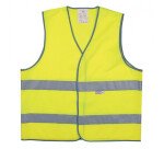 Gilet de sécurité ECO+ jaune fluo bandes réfléchissantes