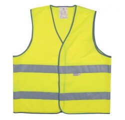 Gilet de sécurité ECO+ jaune fluo bandes réfléchissantes