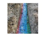 Grillage avertisseur réseau Souterrain - Polyéthylène - 30cm x 100m