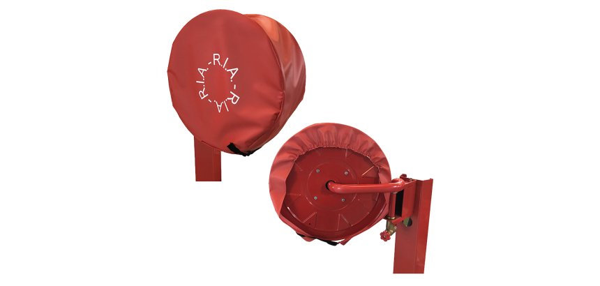 Housse de protection pour Robinet Incendie RIA Rouge Classée Feu M1  - 300 mm