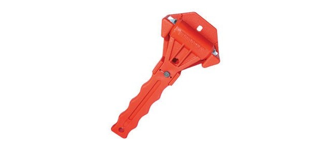 Marteau de sécurité brise-vitre - Support plombable - 165 x 68 mm