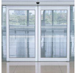 Vitrophanie - Bandes de signalisation flèches - 5 cm x 10 m