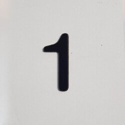 Chiffres en relief adhésif pour plaque de porte de 0 à 9