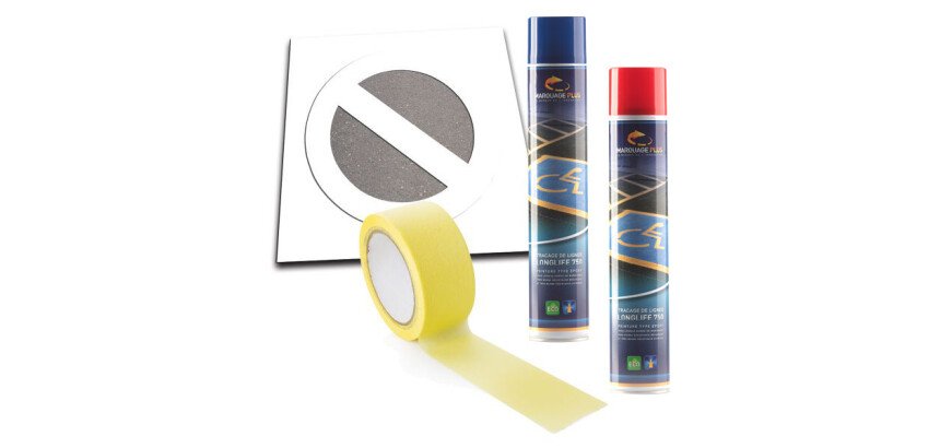 Kit marquage au sol Stationnement Interdit