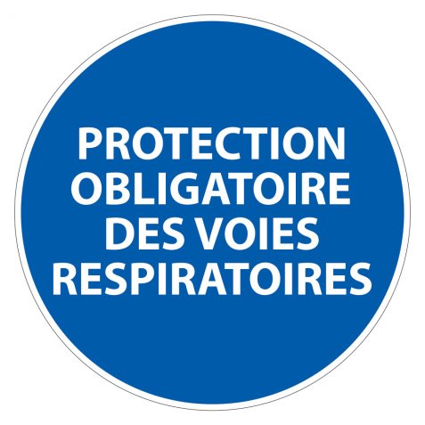 Panneau EPI - Protection des voies respiratoires obligatoire