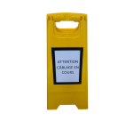 Kit signalétique - Balise chevalet porte-doc A5 - Polypropylène