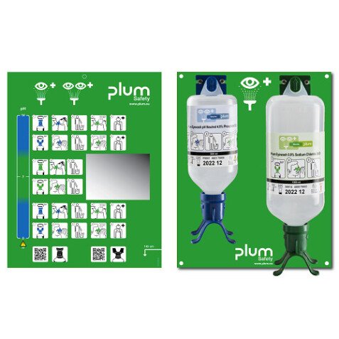 Lave-œil - Solutions Saline 1000mL et Neutre 500mL - PLUM