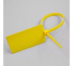 Liens de serrage - platine 70mm - traction 45kg - Lot de 100 ex   - Jaune