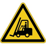 Marquage au sol - Danger chariots élévateurs - DIN51130 -ISO 7010