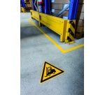 Panneau de signalisation 'attention chariots