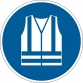 Marquage au sol - Gilet de sécurité obligatoire - M015 - ISO 7010