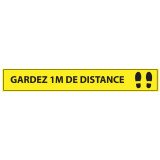 Marquage au sol de distanciation - Format rectangulaire - 700x100mm