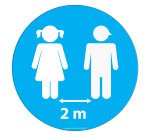 Marquage au sol – Disque adhésif sécurité – Diamètre 300 mm