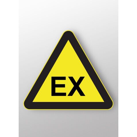 Panneau triangle DANGER EXPLOSIF