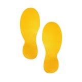 Marquage au sol adhésif orientation - Empreintes de pas - 90x240 mm - Lot de 10