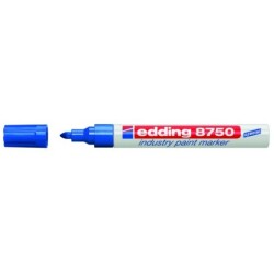 Marqueur Permanent EDDING® 8750 - Multisurface avec pointe ogive  - Bleu