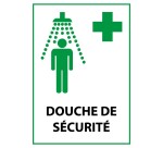 Panneau premiers secours - Douche de sécurité - E012 - ISO 7010
  - Vinyle Souple Autocollant - A5