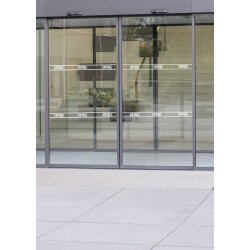 Vitrophanie Entrée - Bandes de Signalisation - 10 cm x 1 mètre