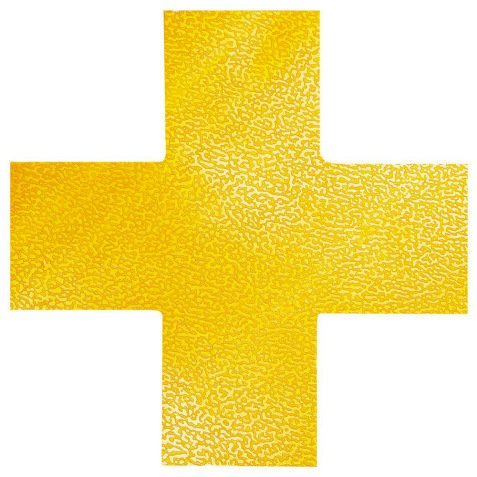 Marquage au sol adhésif antidérapant - 100 mm x 150 mm - 10 ex