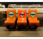 Signalétique - "Ne pas utiliser ce siège" - Vinyle autocollant  - 100 mm