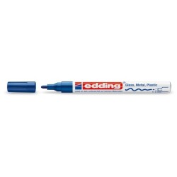 Marqueur pour Surfaces lisses - Pointe Ogive 1-2 mm - Multi-surface  - Bleu