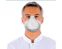 Masques protection - Anti-poussières pliables à valve - 20 ex