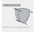 Miroir de sécurité panoramique 180° - PMMA indéformable