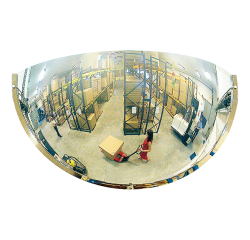 Miroir hémisphérique 180° – Sécurité industrielle – Polymir